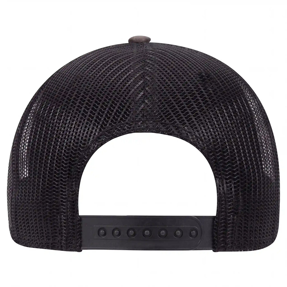 Adjustable closure on Hunting Fastballs camo trucker hat